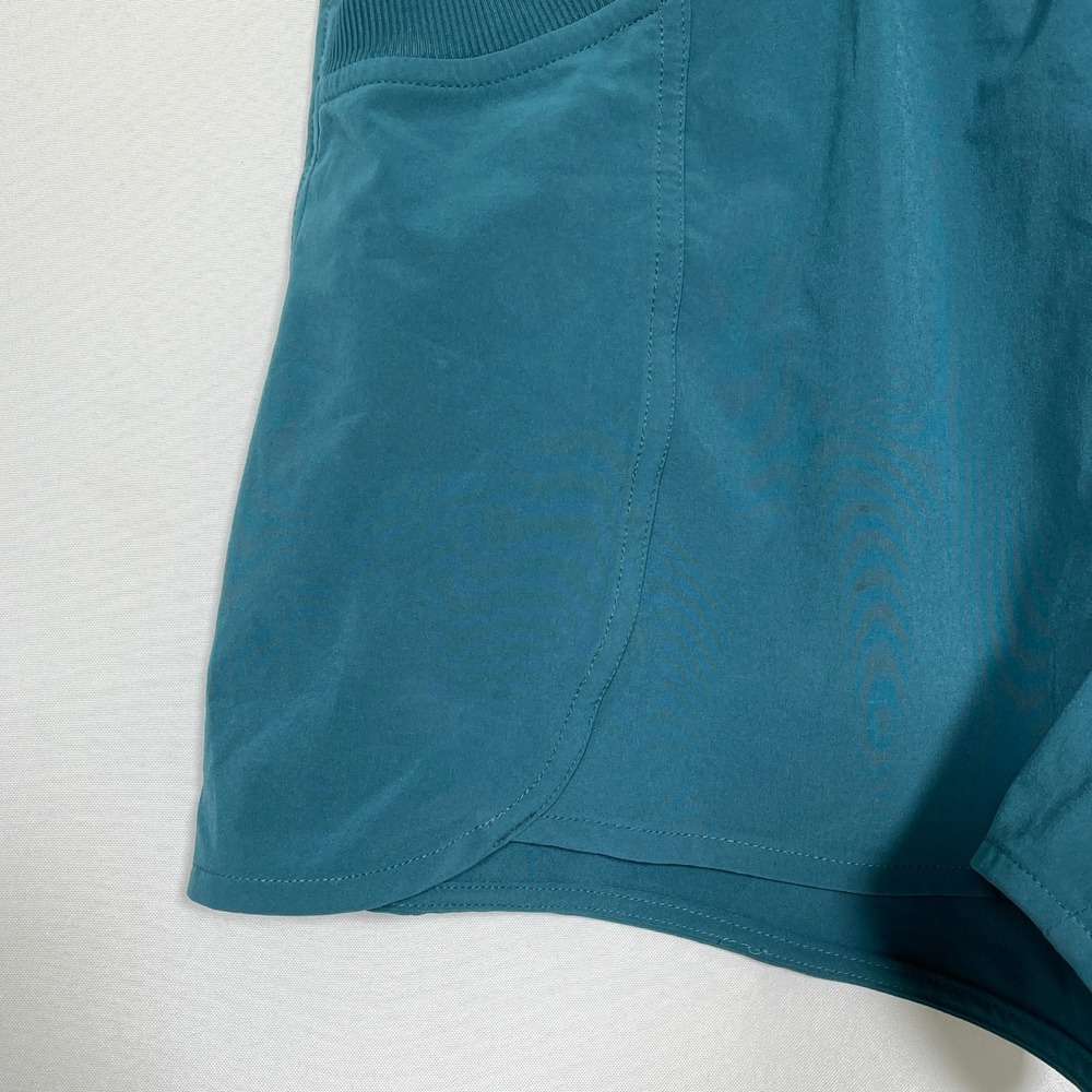 Kuhl Freeflex Teal Hiking Elastic Waist Outdoor Lightweight Shorts Women's LARGE - Picture 2 of 10